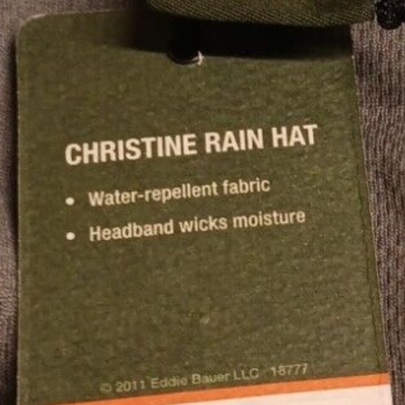🌟2xHP🌟2011 Eddie Bauer Christine Vented Bucket Rain Hat Water Repellent S/M - Picture 10 of 10